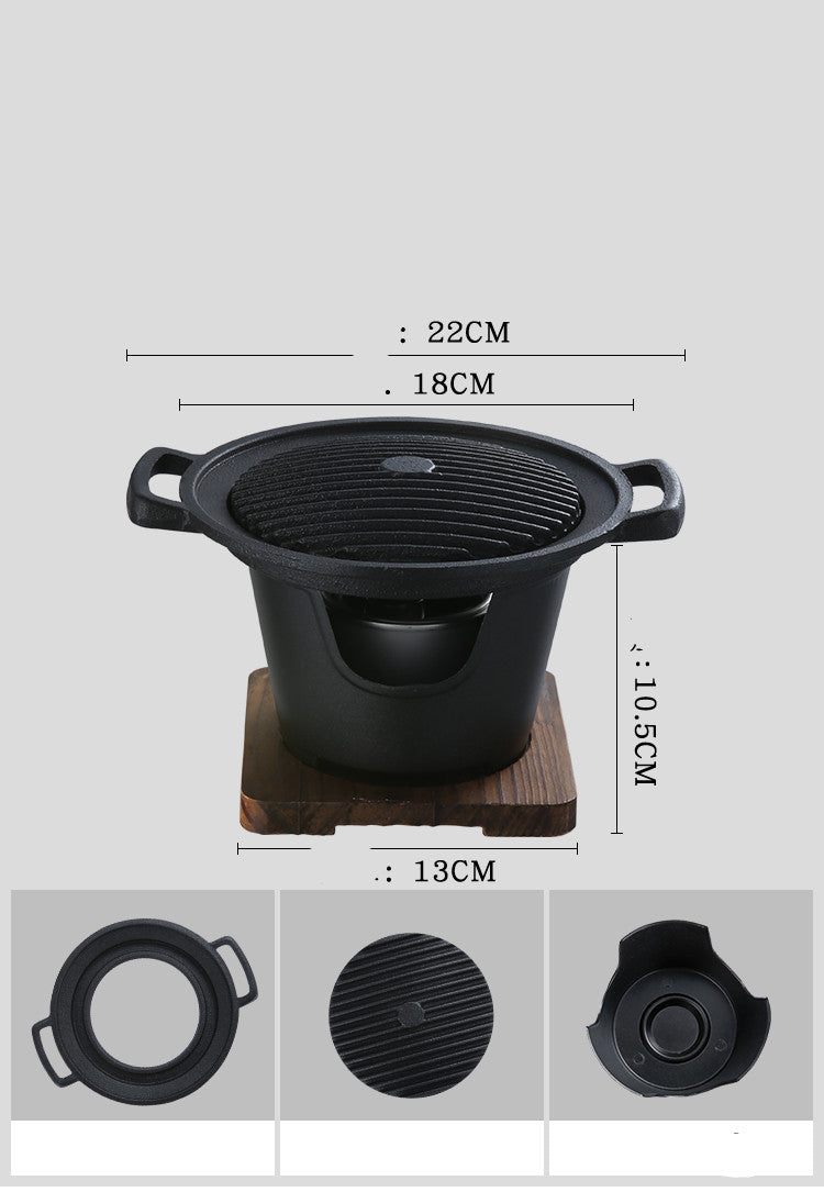 Non-Stick Small Indoor Barbecue Grill