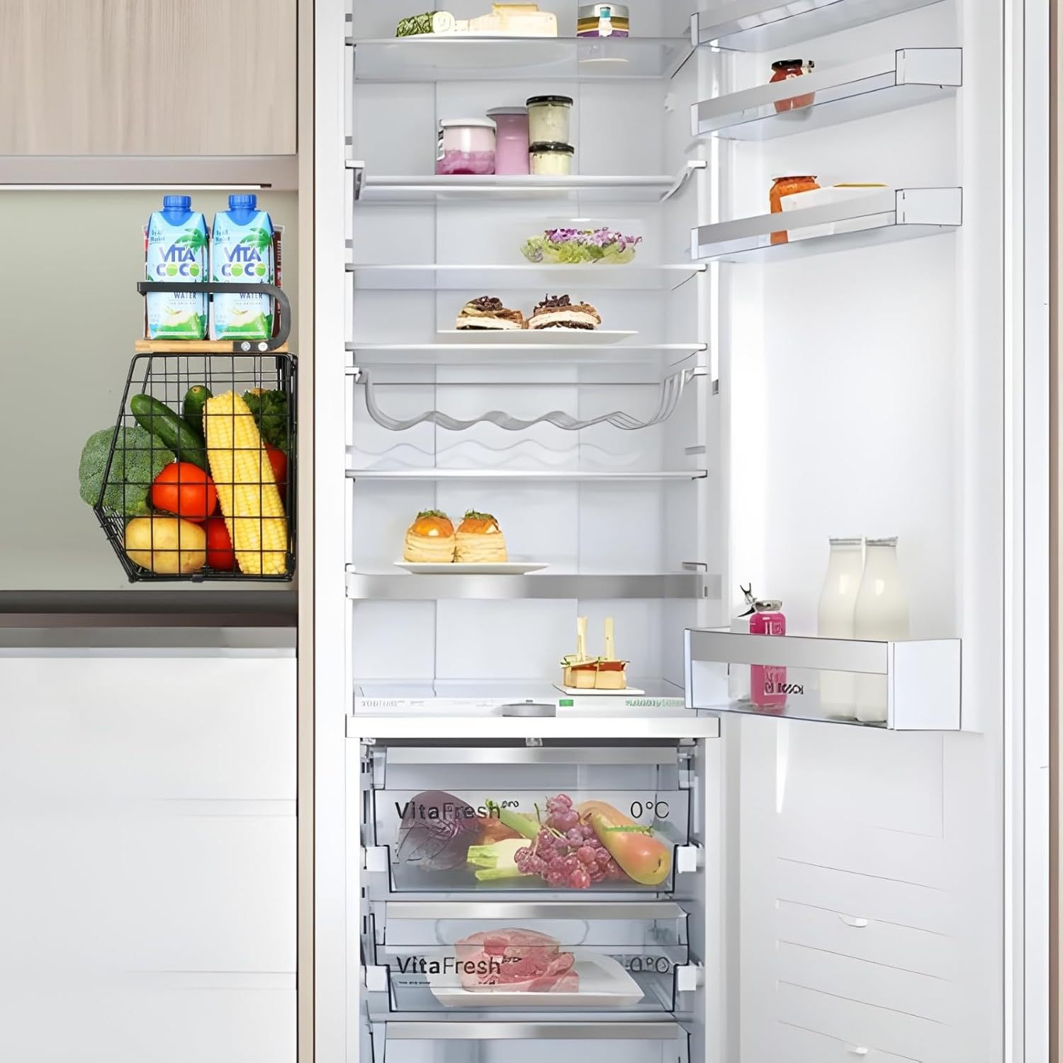 Wall-mounted Kitchen Rack Household