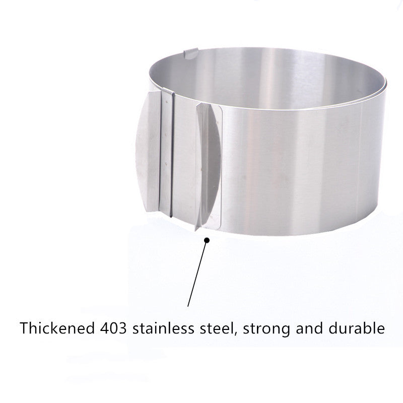 Adjustable Stainless Steel Cake Baking Mold Ring