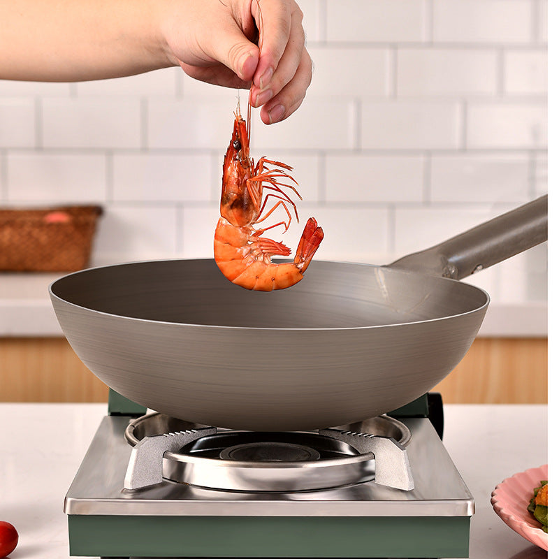 Pure Titanium Frying Pan Without Coating