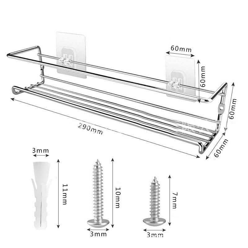 Wall-mounted storage rack