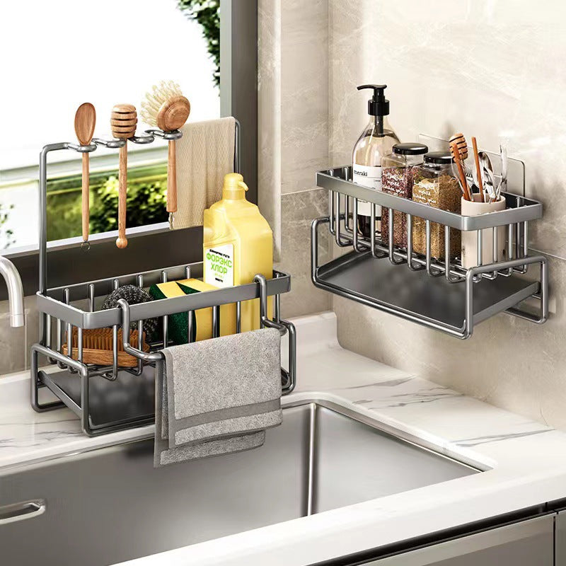 Punch-free Wall-mounted Storage Rack
