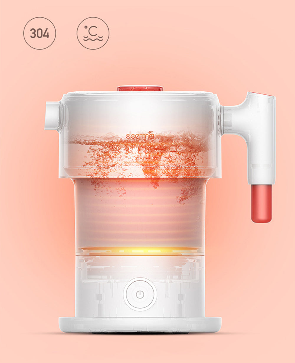 Foldable Electric Travel Kettle Portable Silicone Kettle