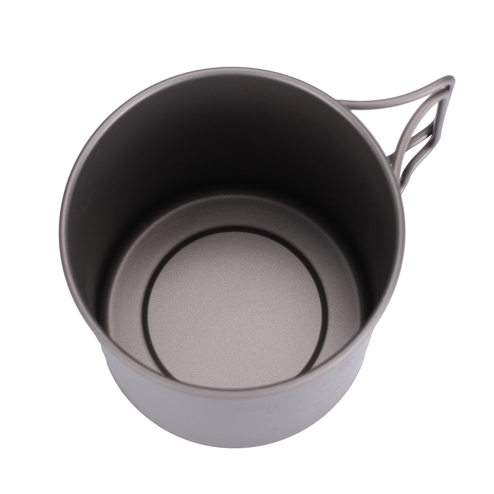 Pure Titanium Outdoor Cookware Water Cup