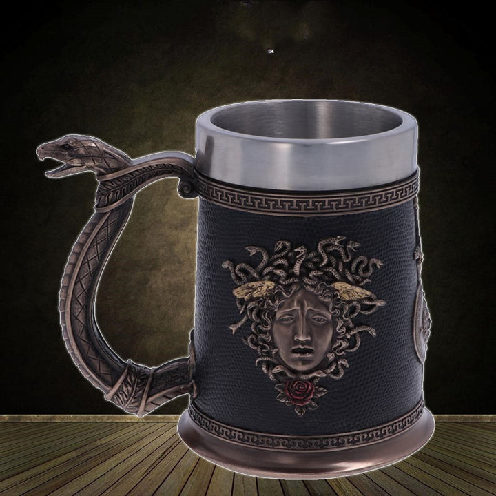 Double-Headed Eagle Beer Stein Mug