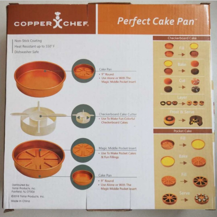 Copper Chef Nonstick Cake Baking Pan Tray