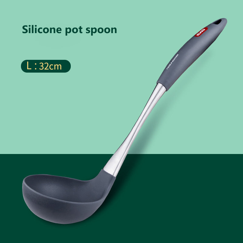 Stainless Steel & Silicone Non-Stick Spatula Set