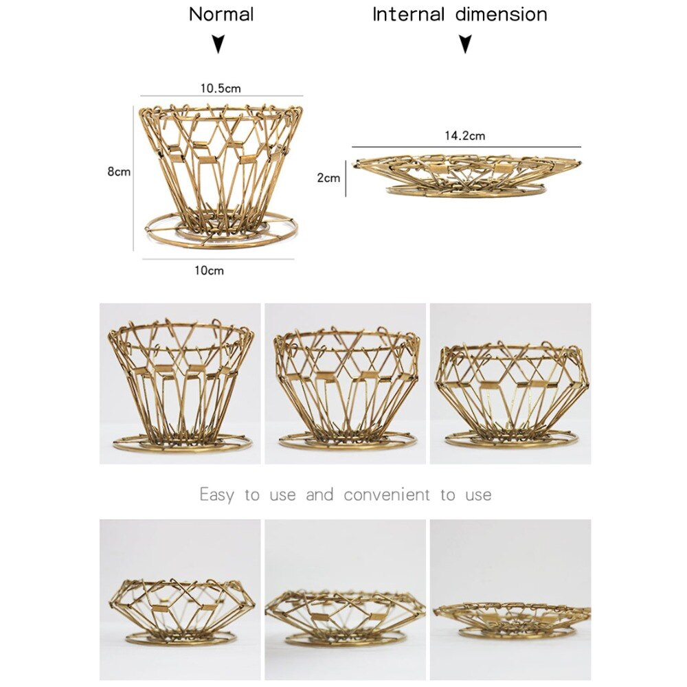 Foldable Coffee Filter Paper Brewing Funnel