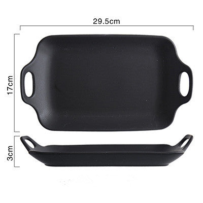 Heat Resistant Oven Baking Tray with Handles