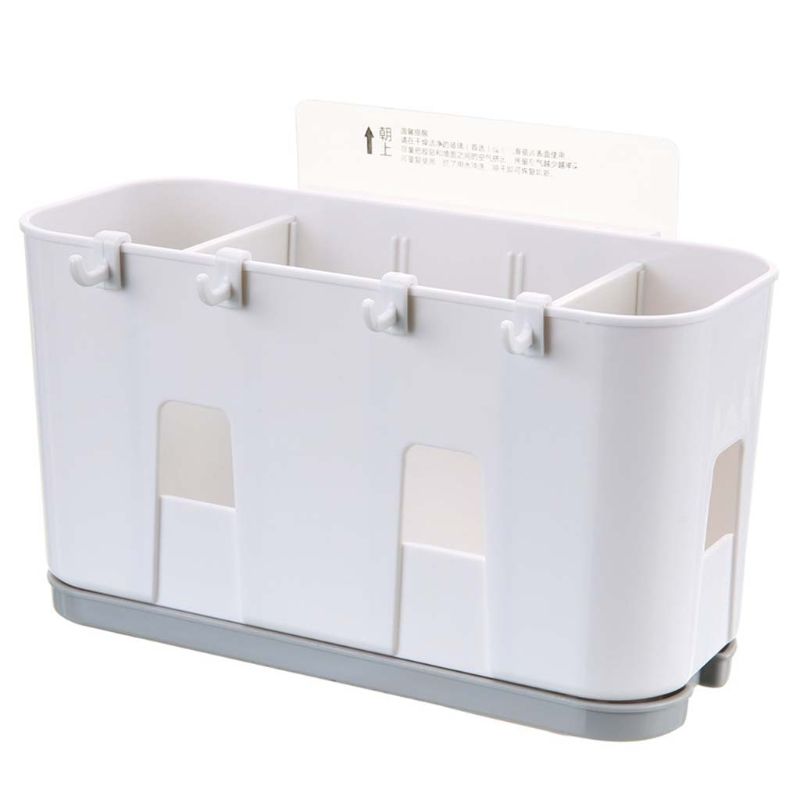 Creative Home Wall Mounted Kitchen Cutlery Drain Rack