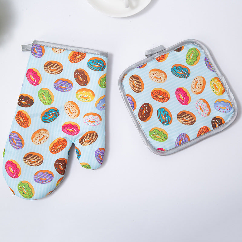 Heat Resistant Kitchen Gloves For Baking Oven And Microwave Use