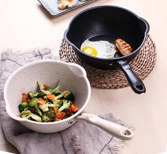 Small Deep Non-Stick Home Wok Pan