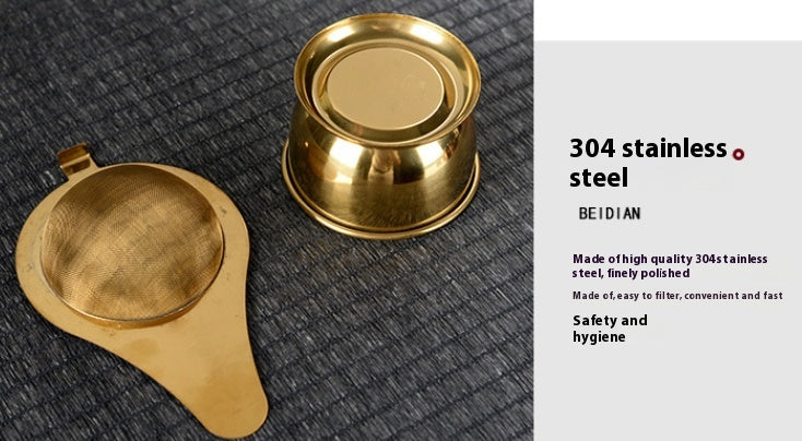 Stainless Steel Tea Strainer Bracket Kung Fu Tea Utensils