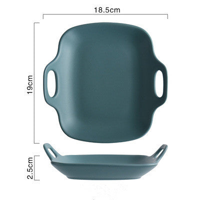 Heat Resistant Oven Baking Tray with Handles