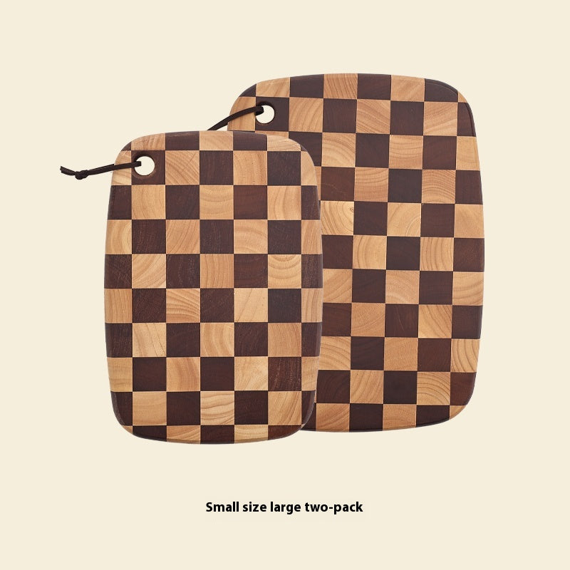 Acacia Wood Grid Cutting Board Solid Wood