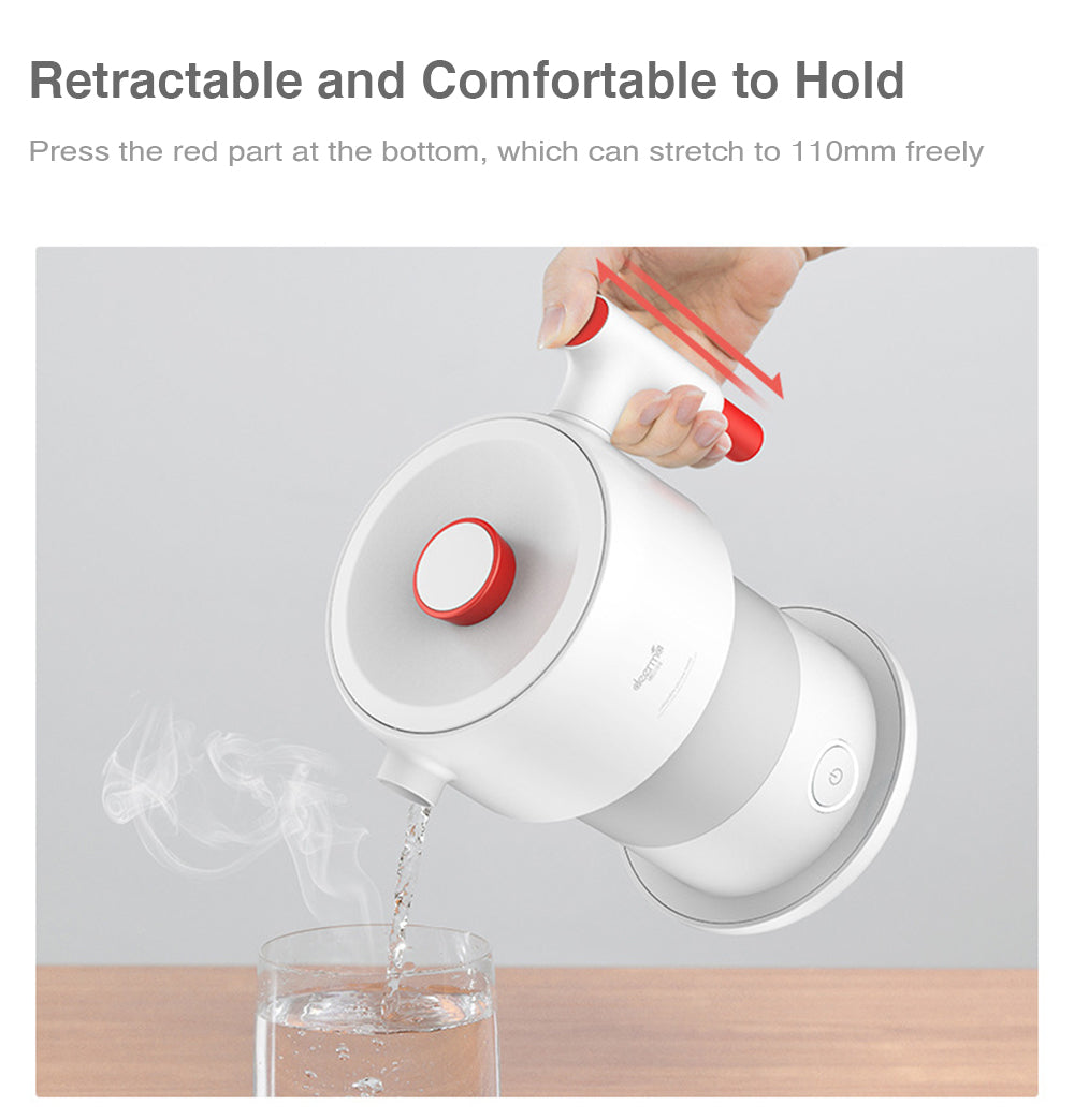Foldable Electric Travel Kettle Portable Silicone Kettle