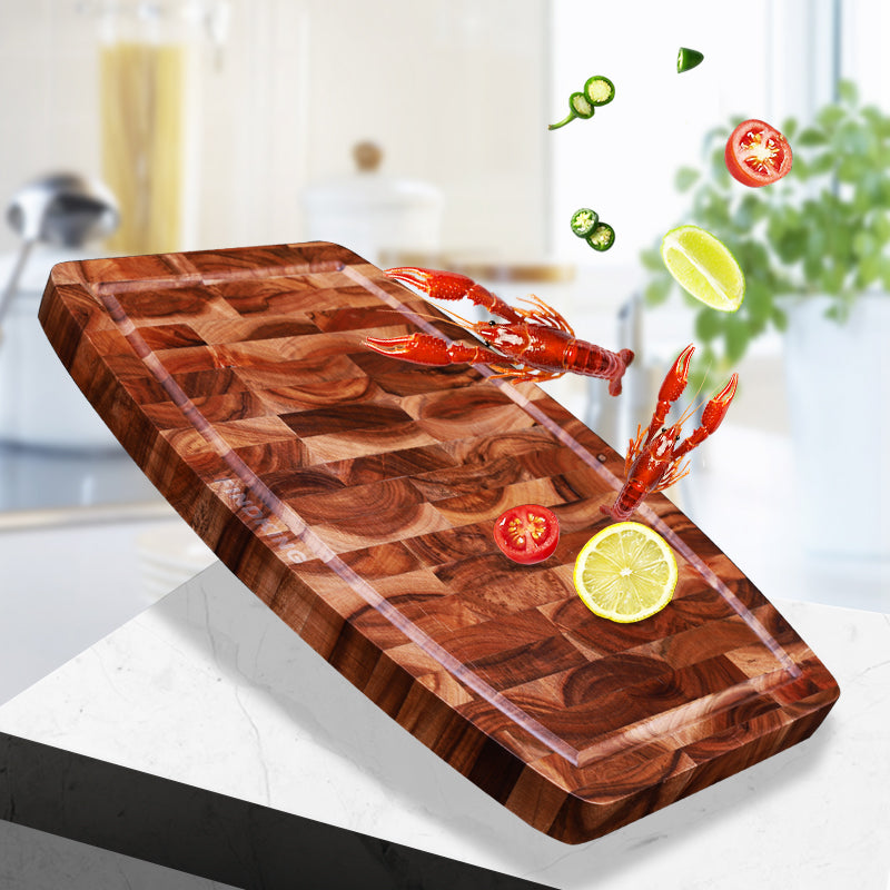 Solid Wood Non-Slip Mold-Proof Cutting Board