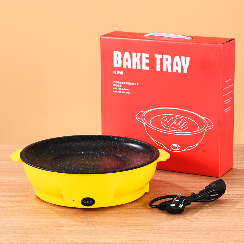 Portable Electric Barbecue Grill Multifunctional Meat Roasting Pan