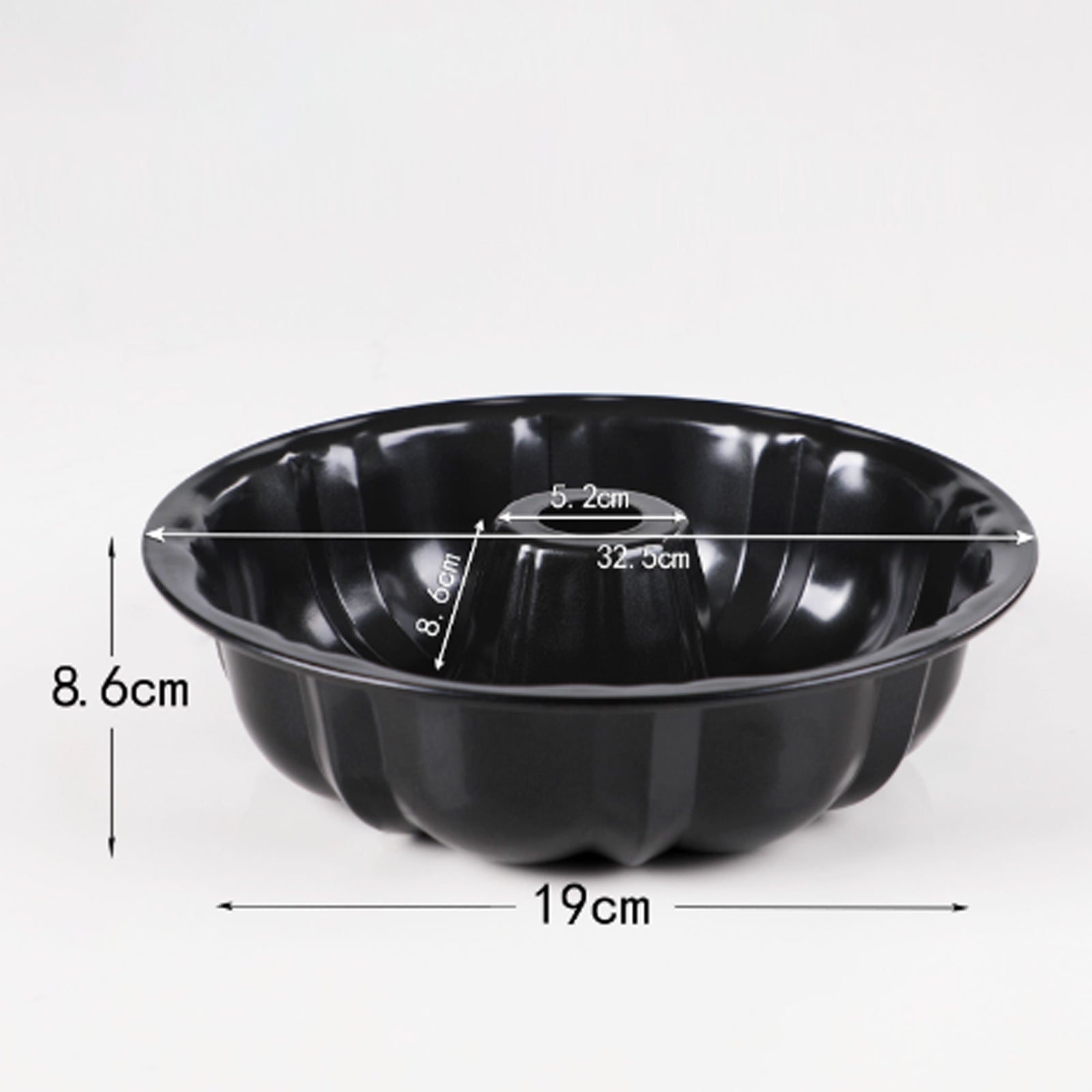 Heavy Duty Carbon Steel Nonstick Fluted Tube Cake Pan Baking Mold