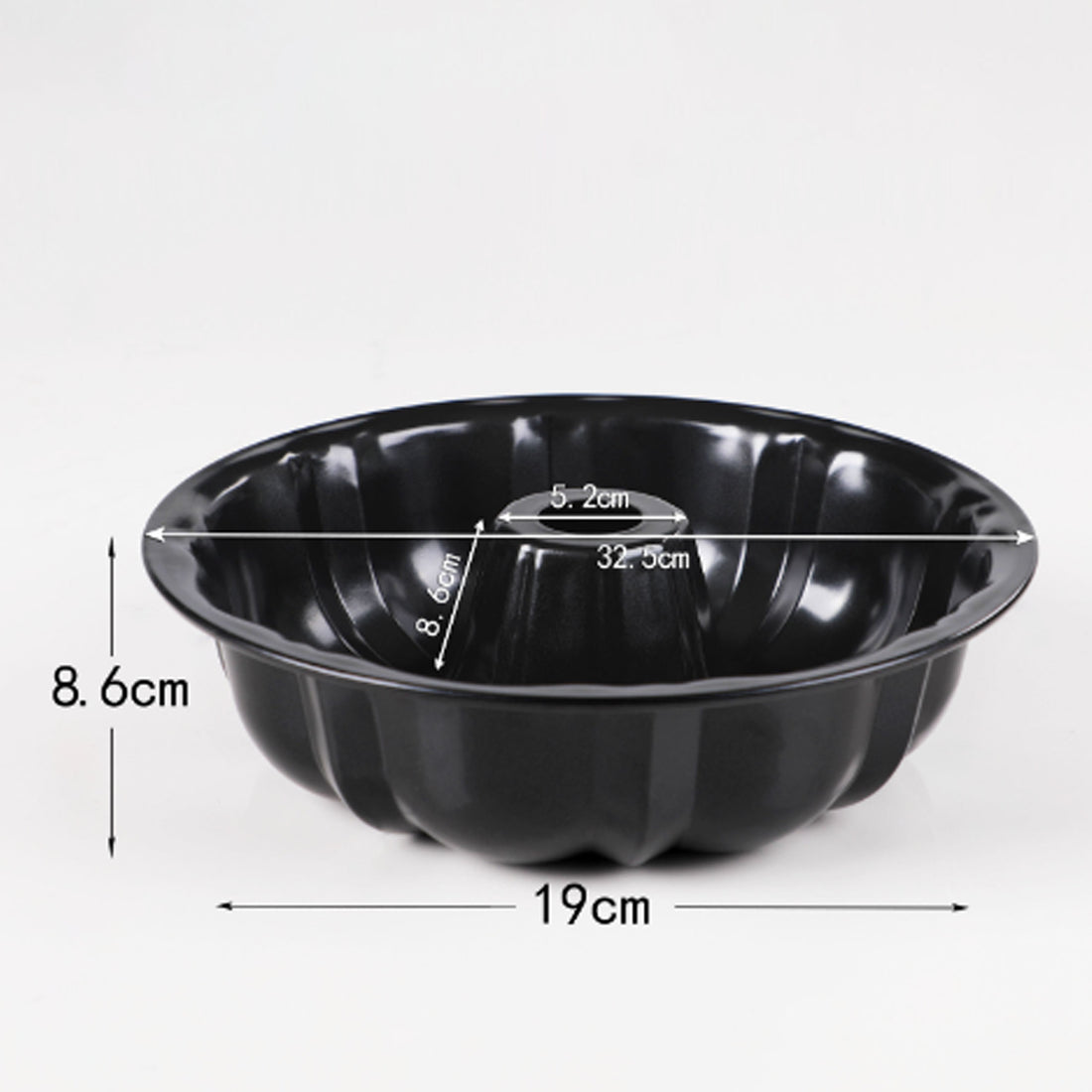 Heavy Duty Carbon Steel Nonstick Fluted Tube Cake Pan Baking Mold