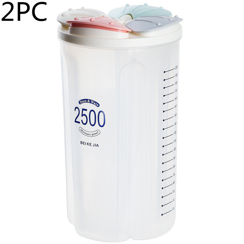 Healthy Containers Cereal Transparent Food Storage Tank