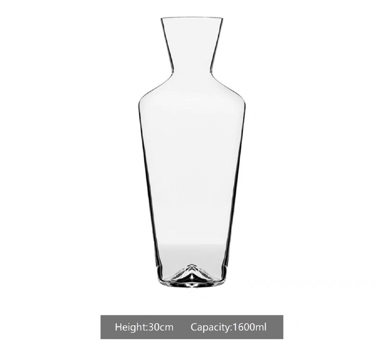 Glass Wine Decanter Red & Liquor Divider