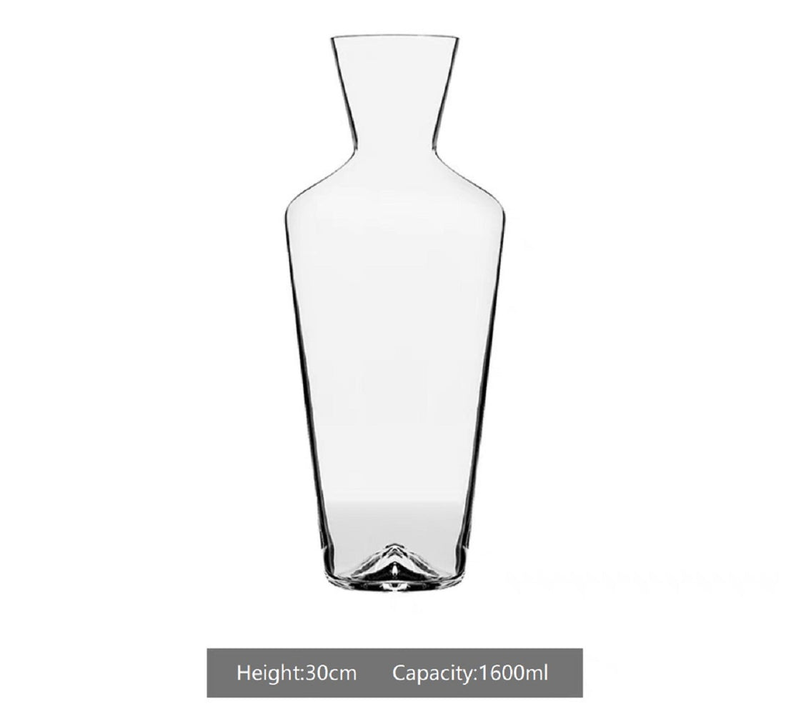 Glass Wine Decanter Red & Liquor Divider