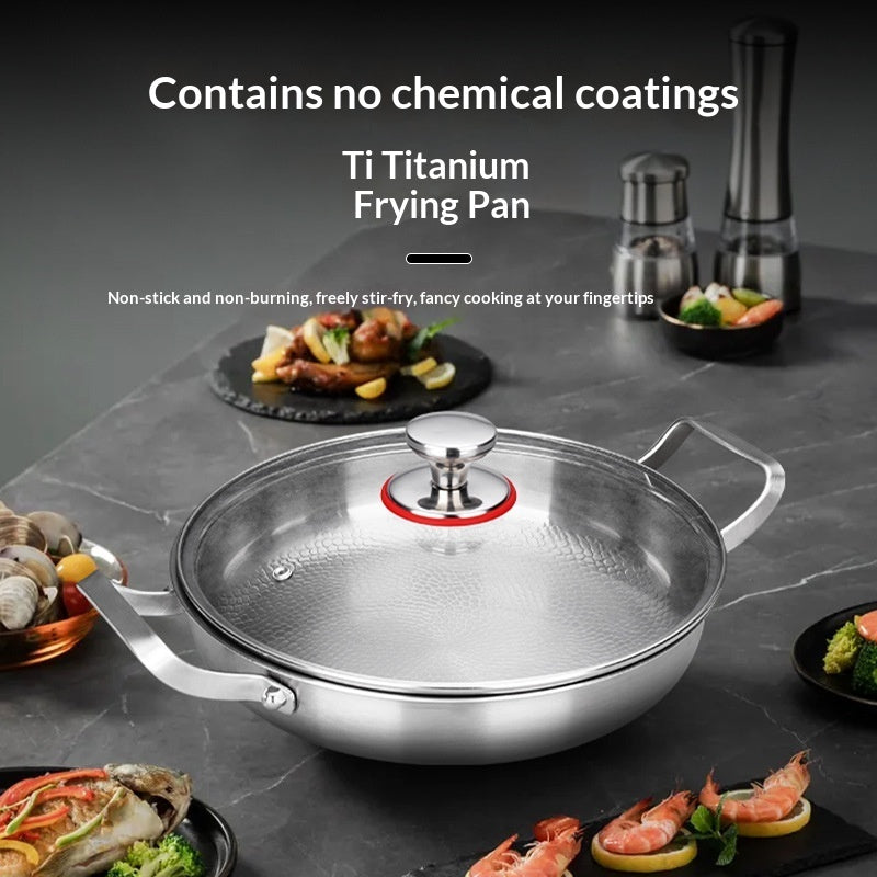 Non-stick Titanium Frying Pan For Cooking Steak