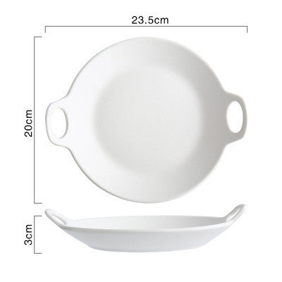 Heat Resistant Oven Baking Tray with Handles