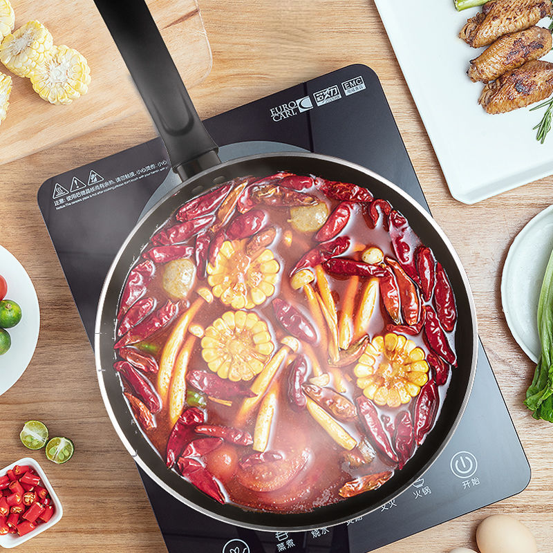 Non-Stick Flat Frying Pan Household Use