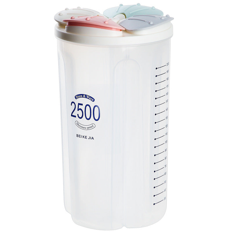 Healthy Containers Cereal Transparent Food Storage Tank