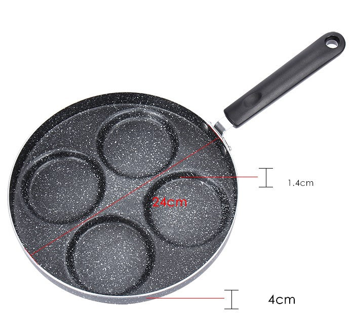 Non-Stick 4-Cup Egg & Pancake Frying Pan