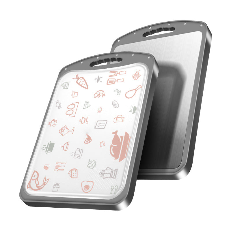 304 Stainless Steel Double-Sided Chopping Board