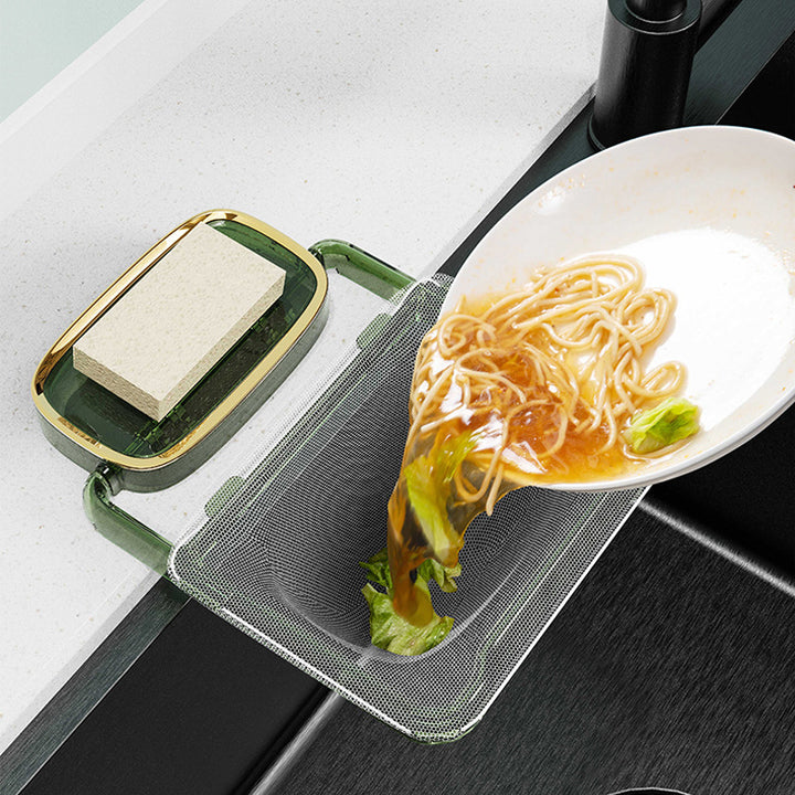 Mesh Kitchen Sink Strainer Holder Pocket Filter