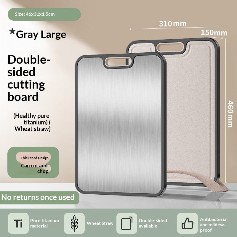 Pure Titanium Wheat Fiber Cutting Board