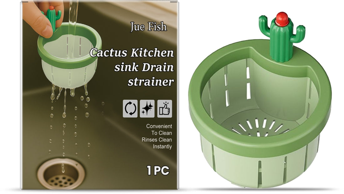 Cactus Kitchen Sink Drain Strainer Filter Basket