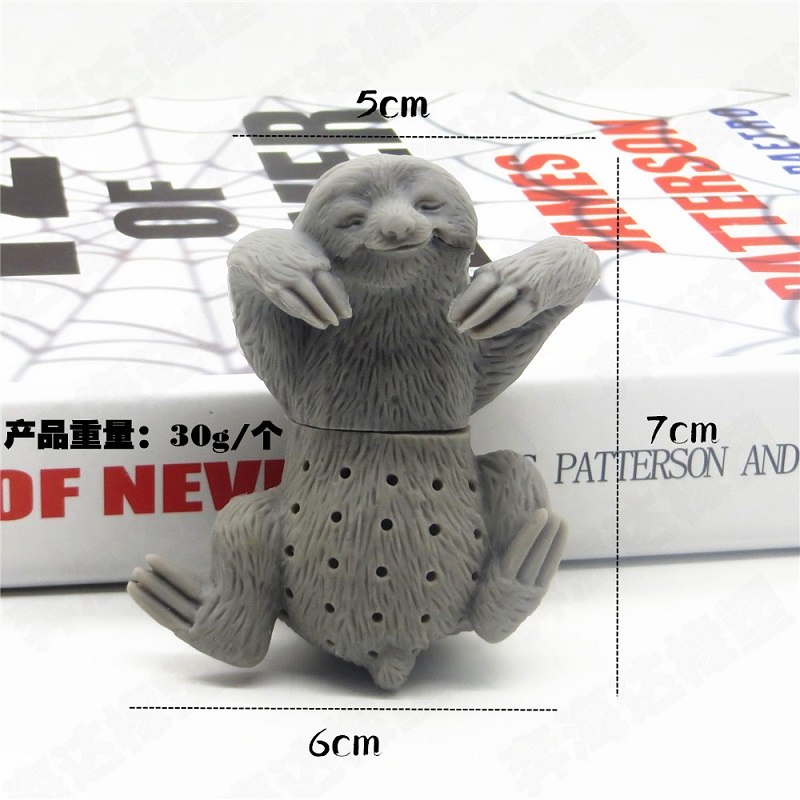 Cute Sloth Tea Infuser Silicone Tea Strainer