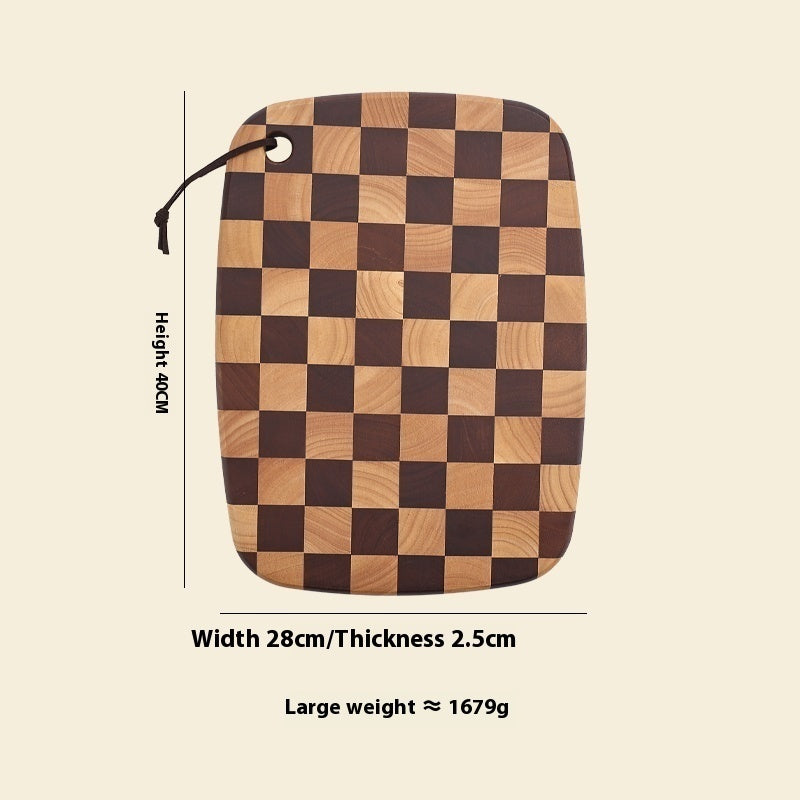 Acacia Wood Grid Cutting Board Solid Wood