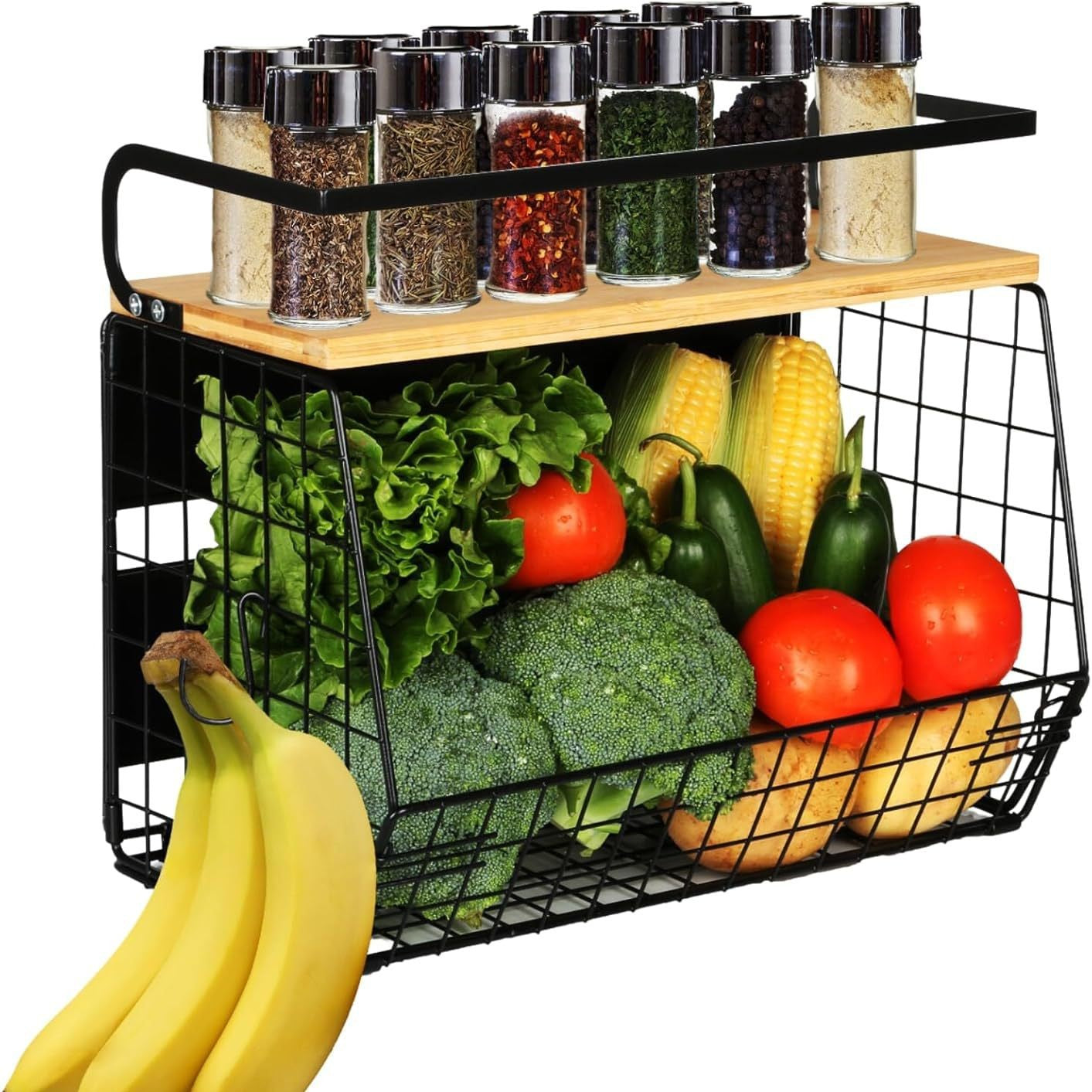 Wall-mounted Kitchen Rack Household