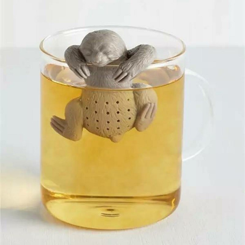 Cute Sloth Tea Infuser Silicone Tea Strainer