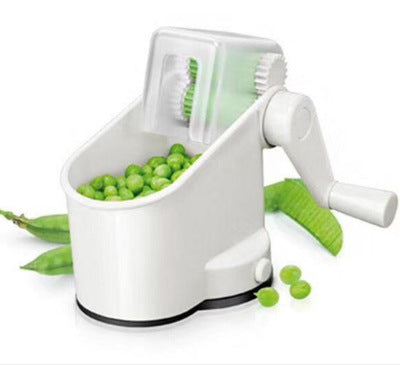 Hand Crank Kitchen Pea Peeler Manual Vegetable Tool