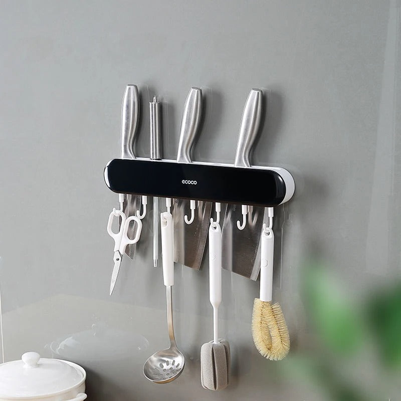 Wall-mounted Kitchen Supplies Integrated Storage Rack