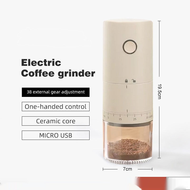 Portable USB Rechargeable Coffee Bean Grinder