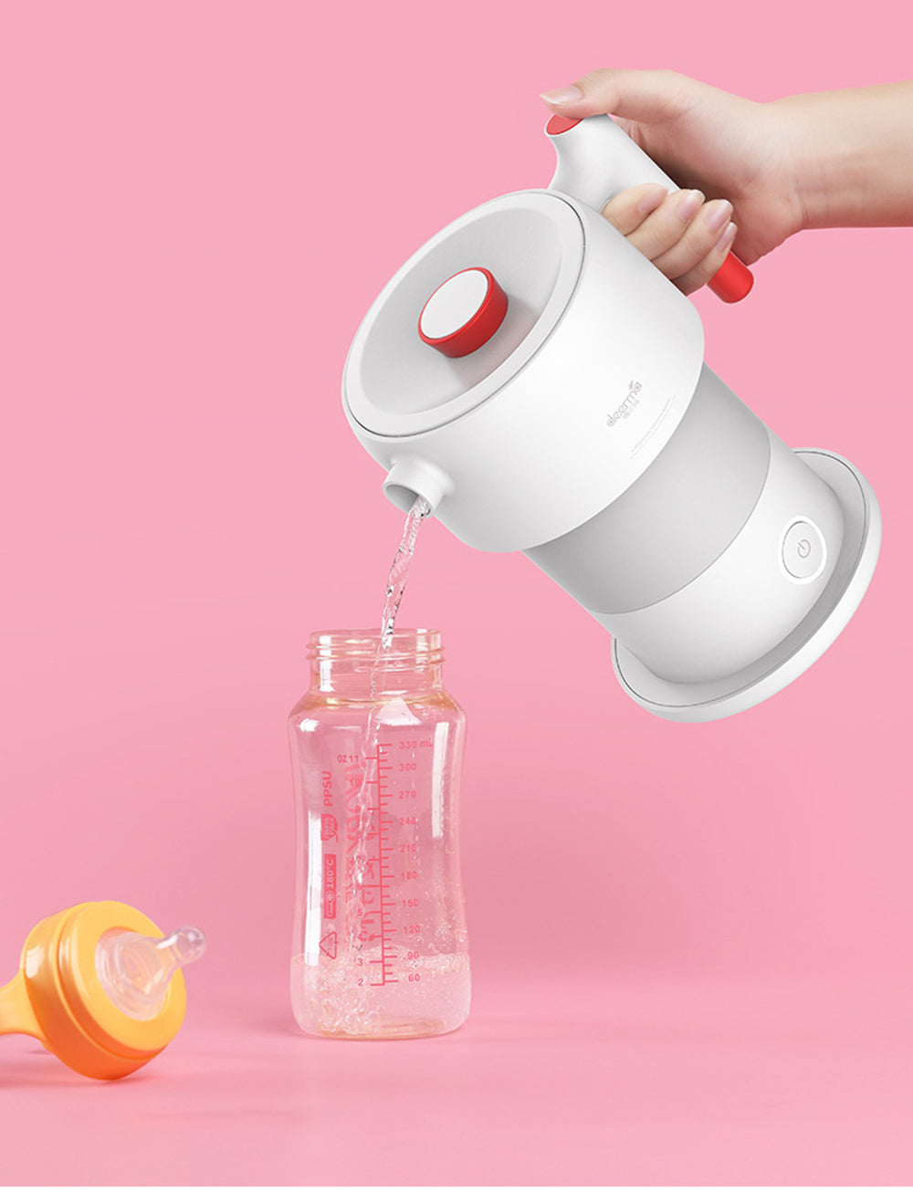 Foldable Electric Travel Kettle Portable Silicone Kettle