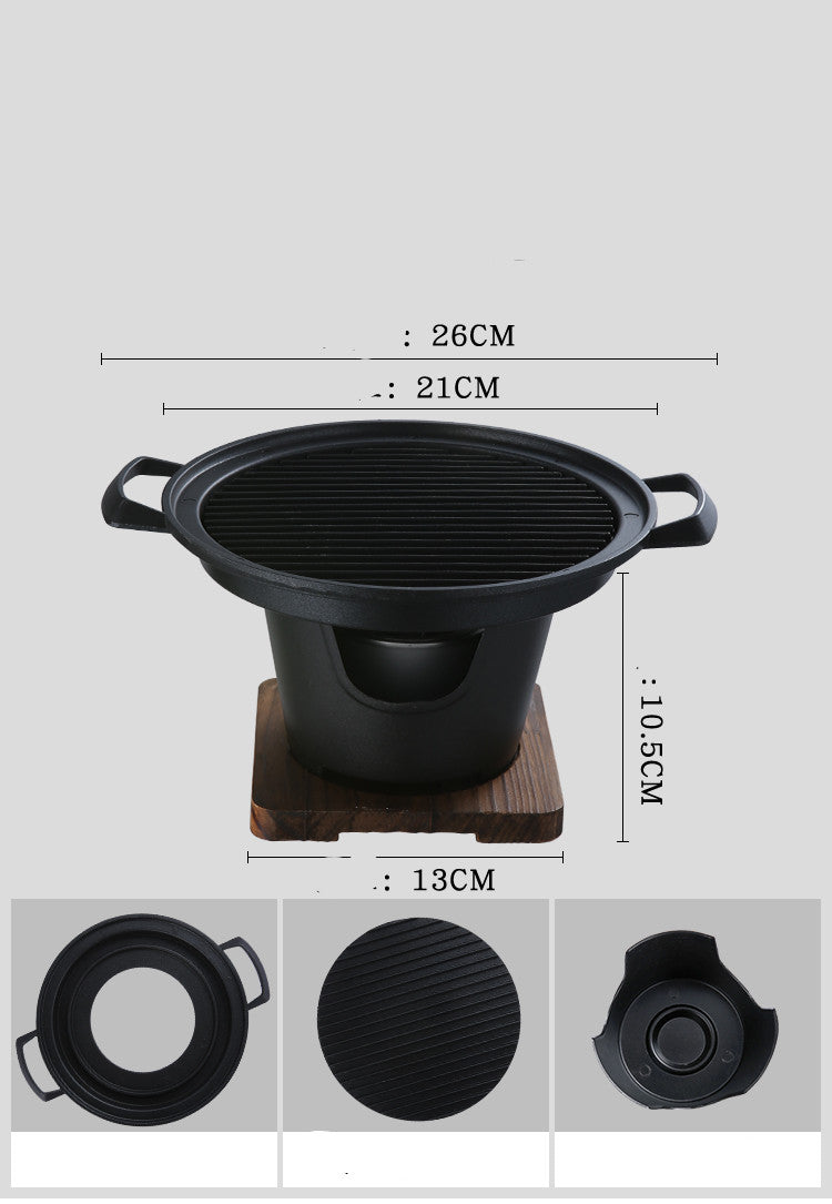 Non-Stick Small Indoor Barbecue Grill
