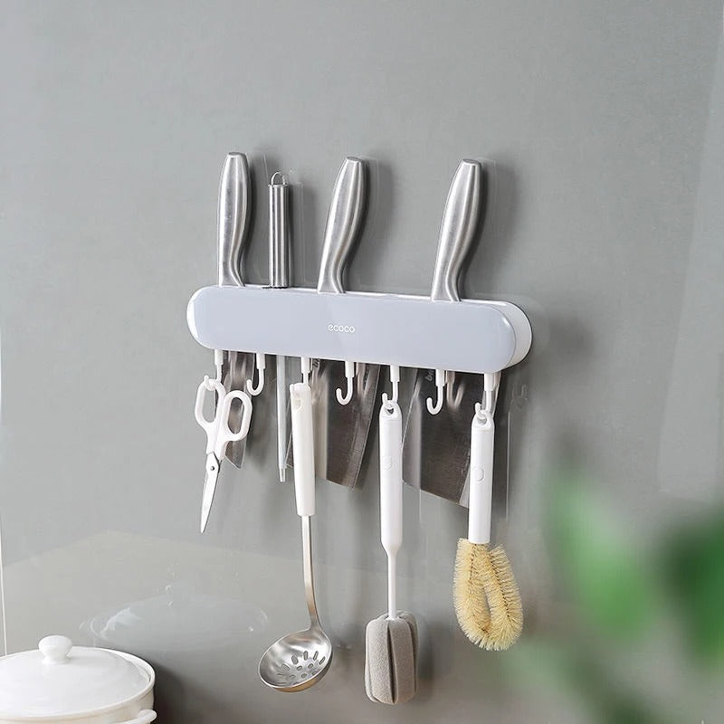 Wall-mounted Kitchen Supplies Integrated Storage Rack