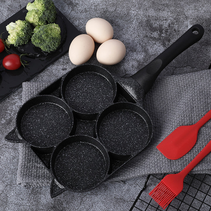 Four-Hole Non-Stick Fried Egg & Burger Pan