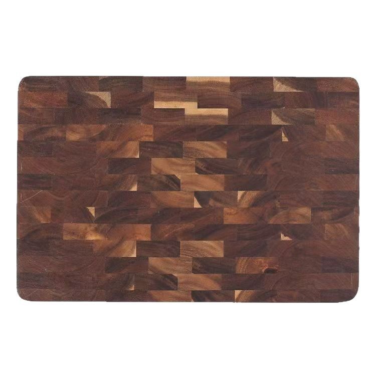 Acacia Wood Cutting Board Grid Design