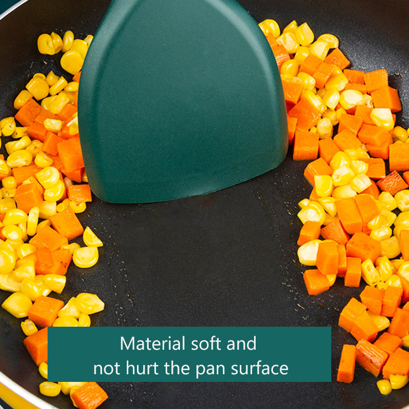 Stainless Steel & Silicone Non-Stick Spatula Set