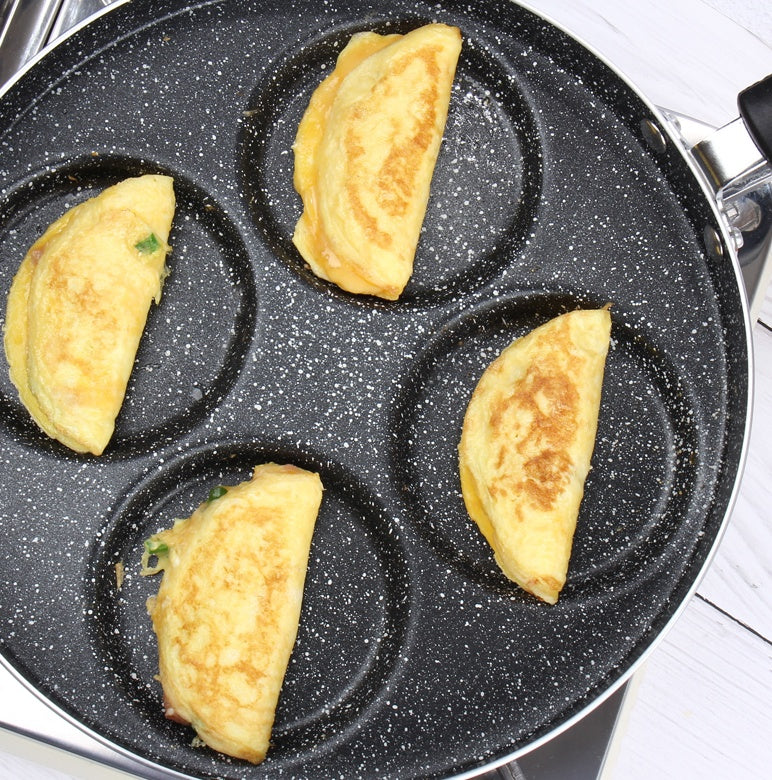 Non-Stick 4-Cup Egg & Pancake Frying Pan